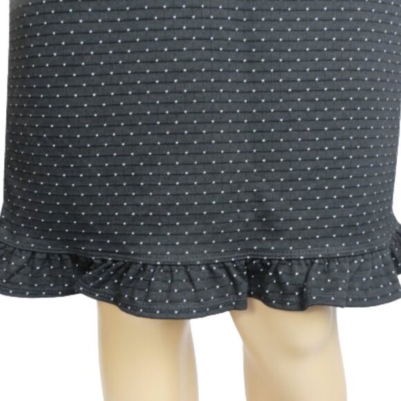 Max Studio Polka Dot Trumpet Skirt - Picture 3 of 9